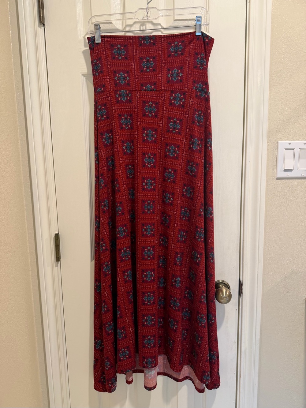 LuLaRoe Red Maxi Skirt/Dress